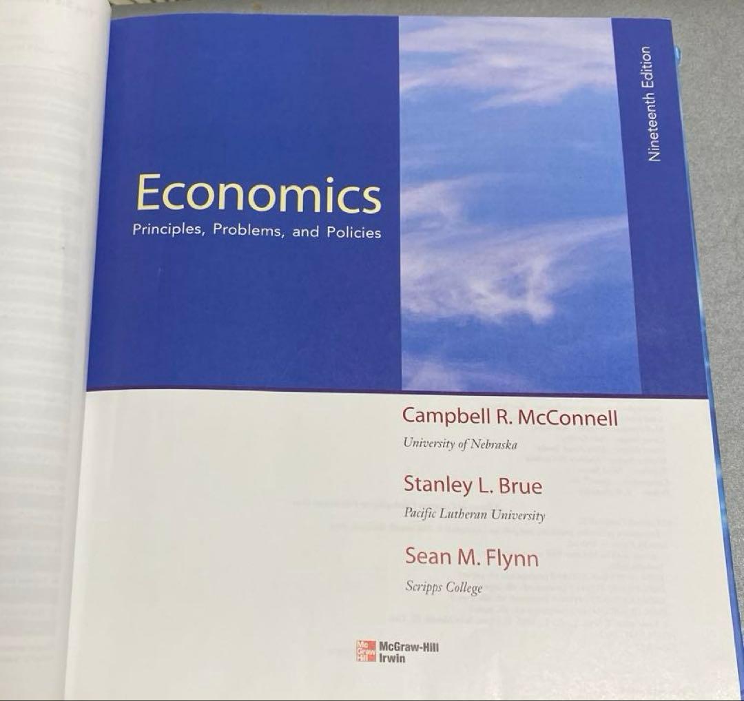 Economics 19版 McConnell, Brue, Flynn