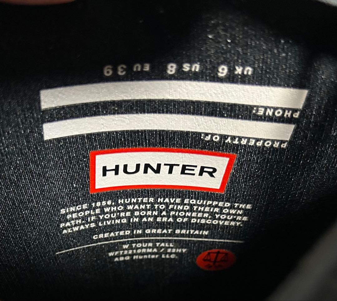 新品未使用品 HUNTER レインブーツ 25cm