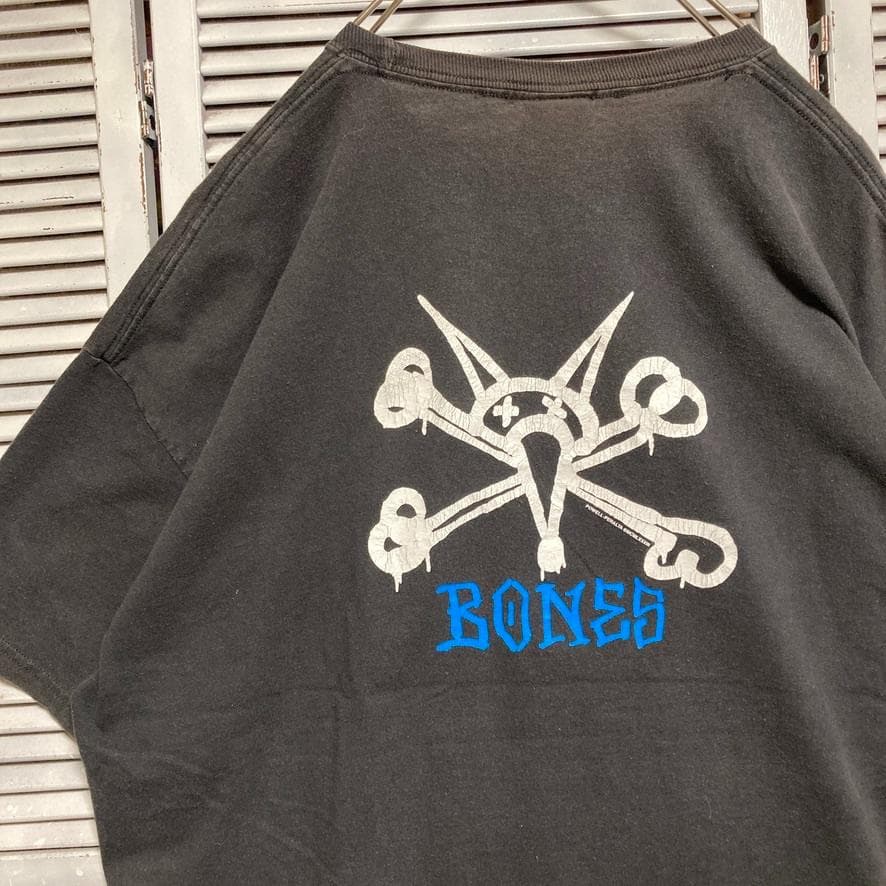 CAJD オールドスケート Tシャツ パウエルペラルタ BONES ボーンズ 黒