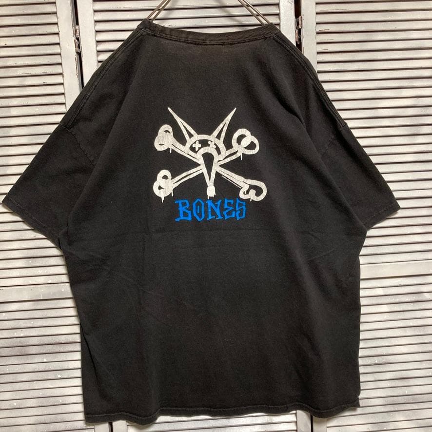 CAJD オールドスケート Tシャツ パウエルペラルタ BONES ボーンズ 黒