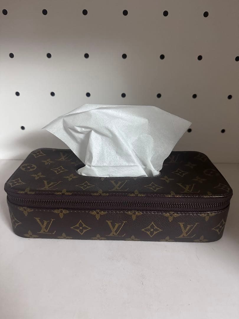 LOUIS VUITTON ティッシュケース モノグラム ヴィトン