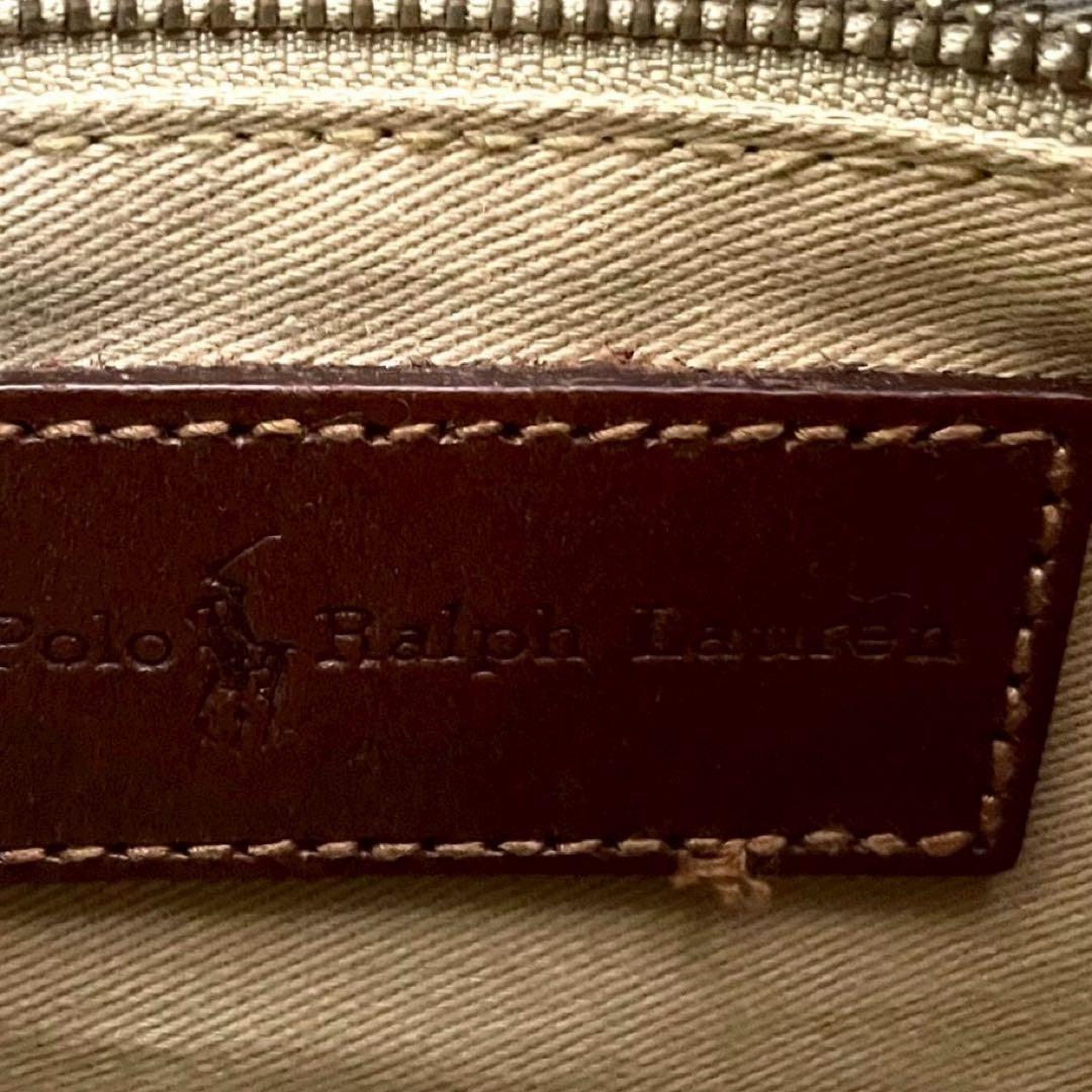 極美品✨ Polo Ralph Lauren PVC ミニボストンバッグ 38