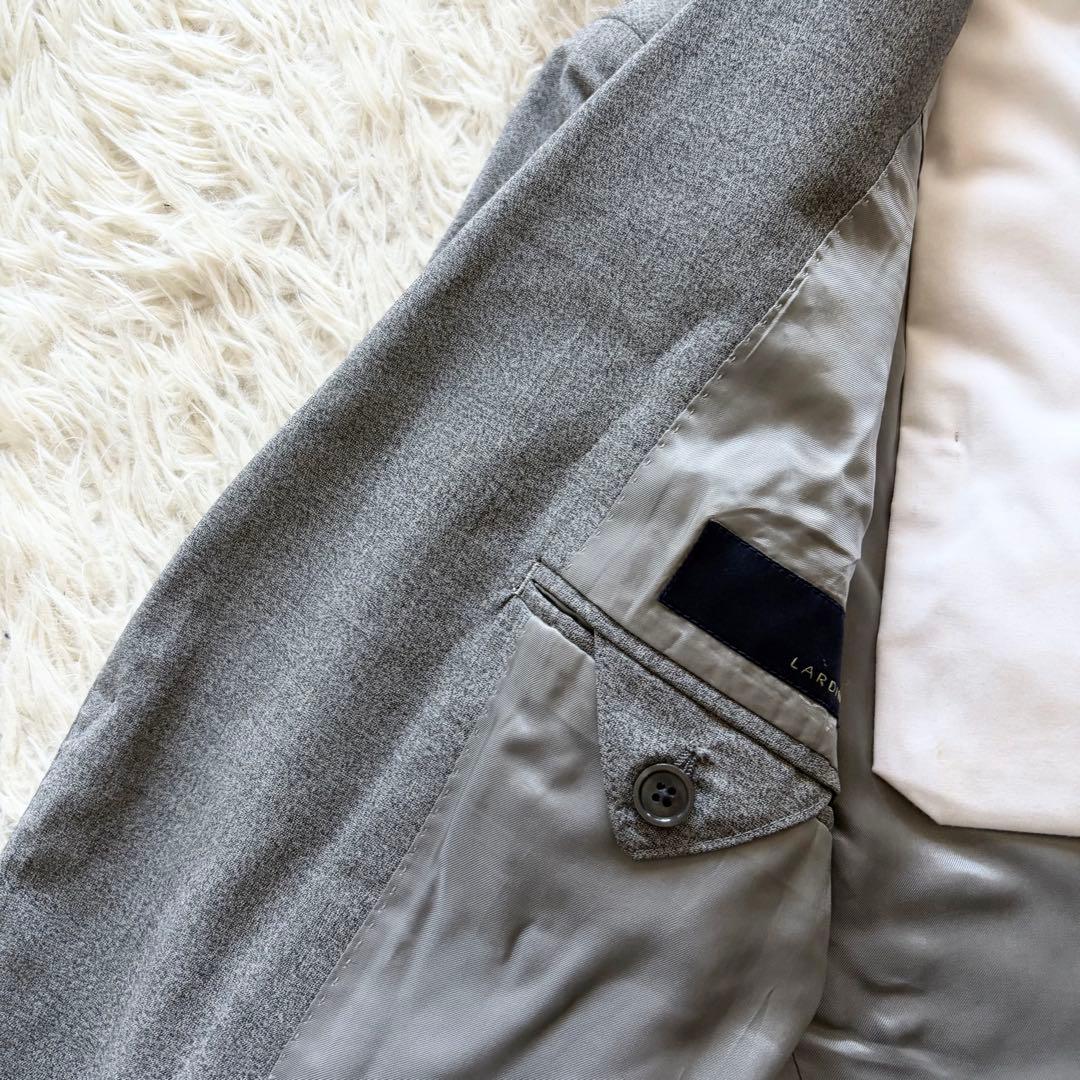 <美品>LARDINI グレー ウール ジャケット サイズ48