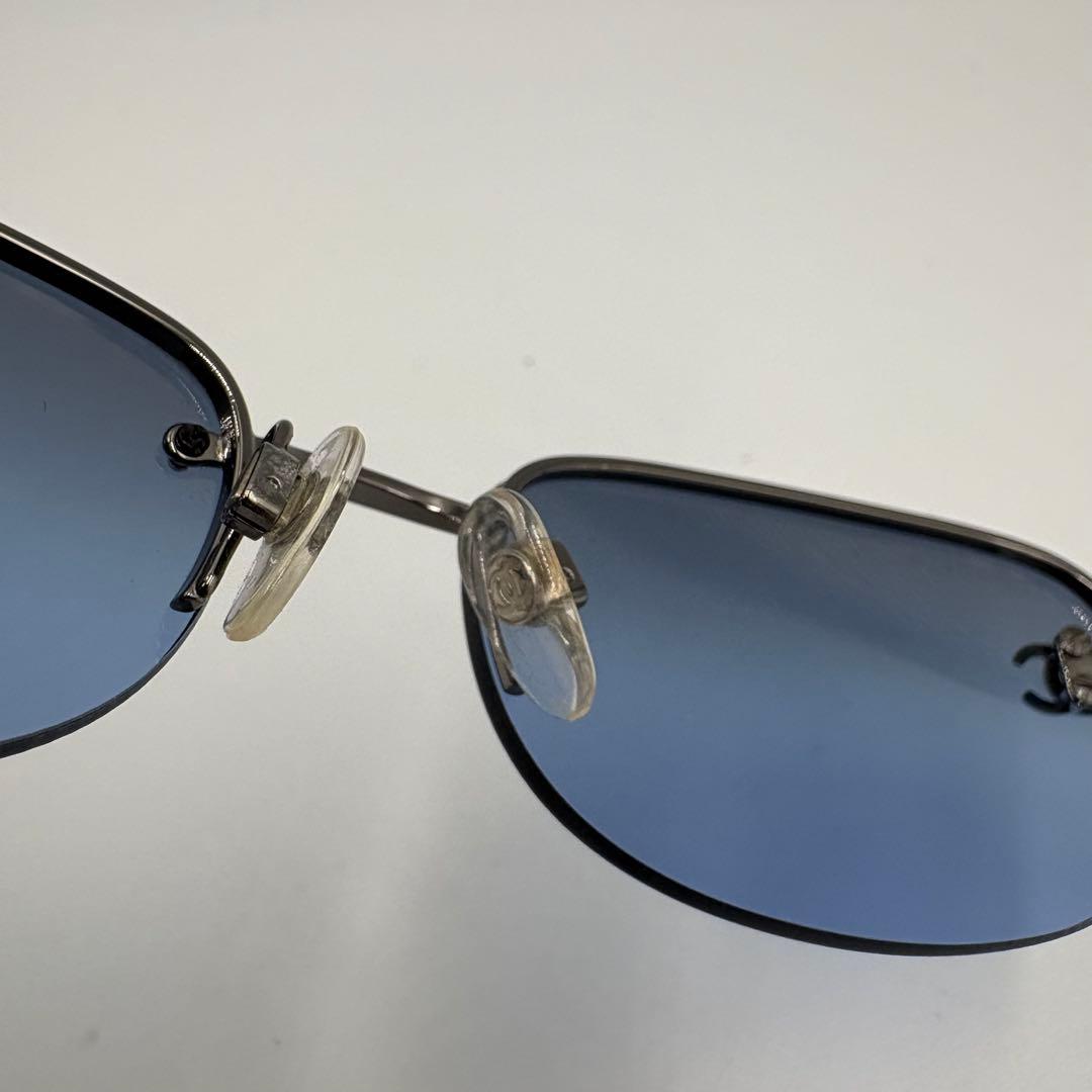 美品 CHANEL シャネル　4099 リムレス　ココマーク　サングラス