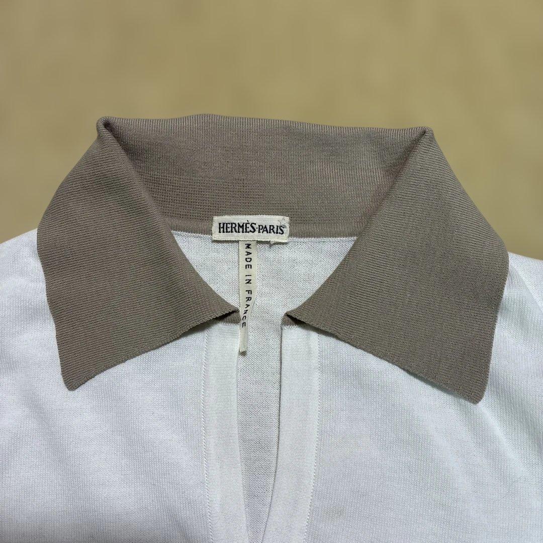 HERMES ノースリーブニットXS