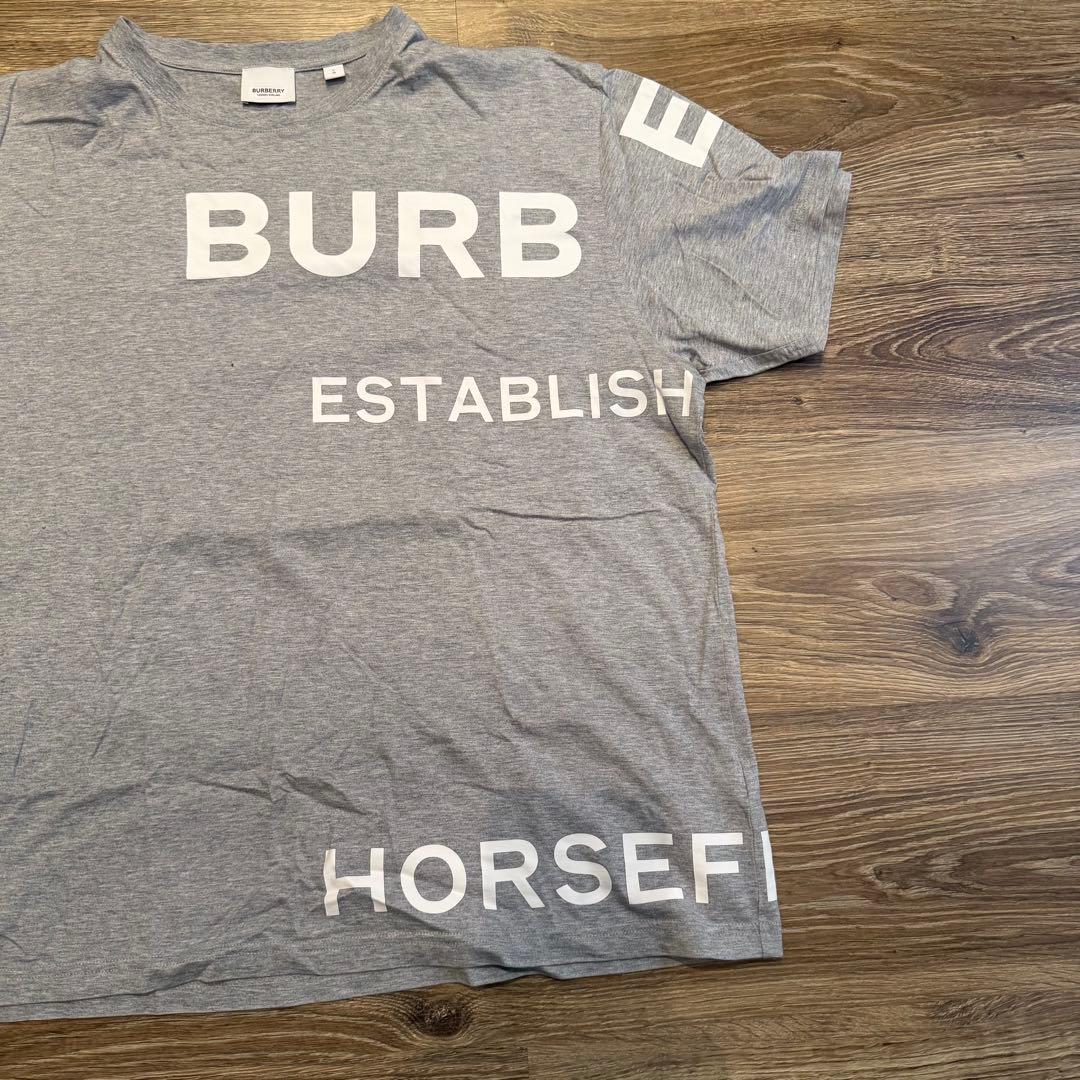 BURBERRY グレー Tシャツ Lサイズ