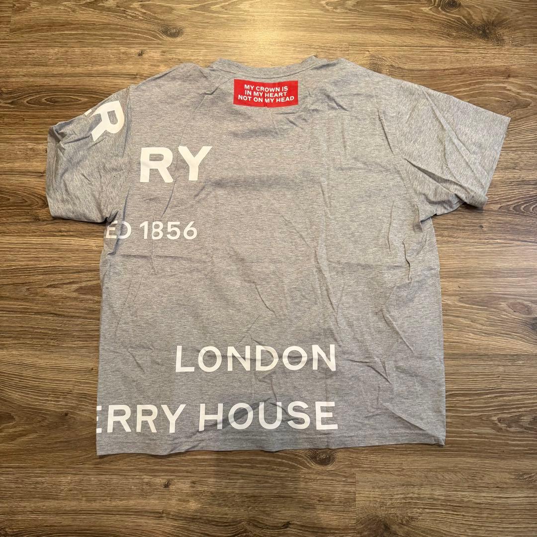 BURBERRY グレー Tシャツ Lサイズ