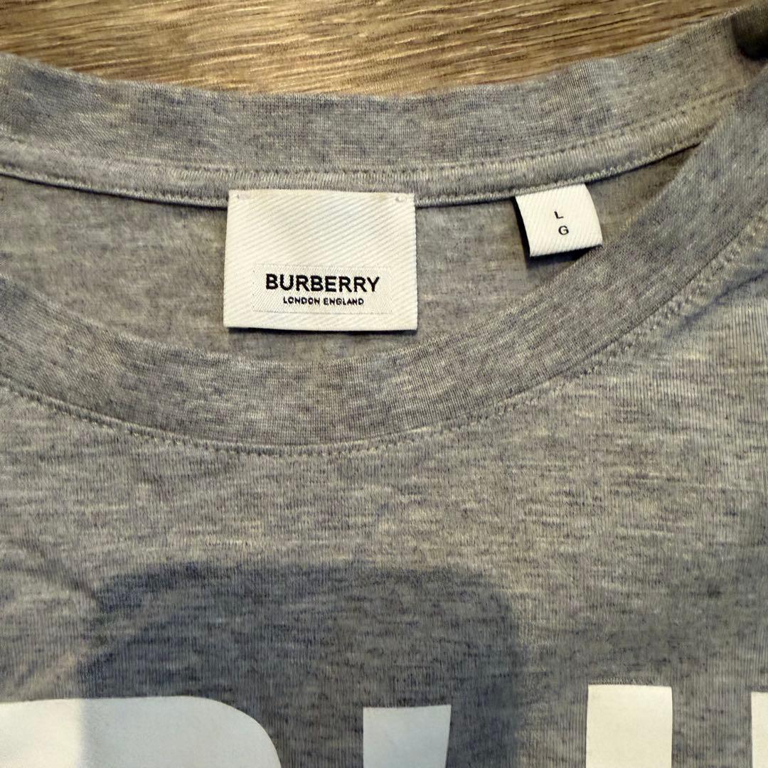 BURBERRY グレー Tシャツ Lサイズ