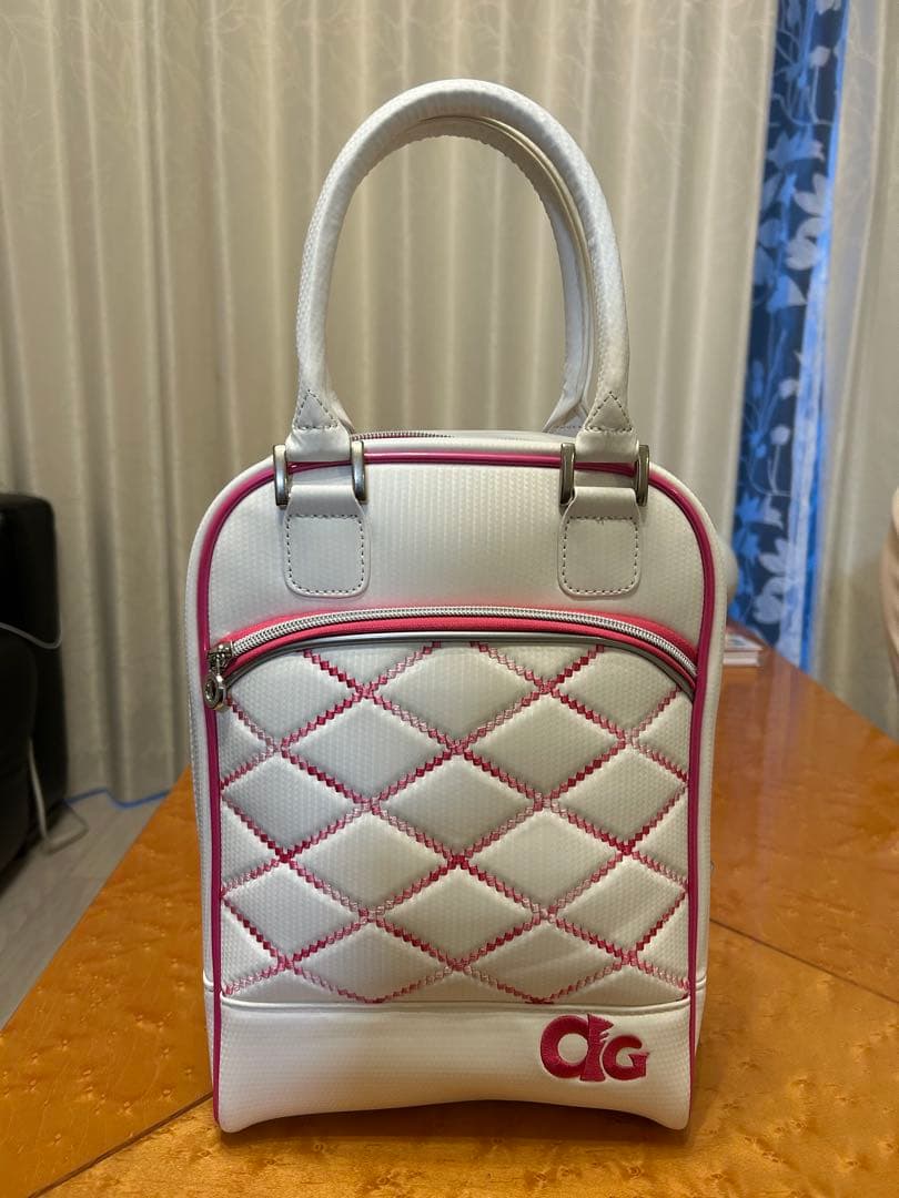 axel golf レディース　ゴルフシューズ　白×ピンク22.5cm