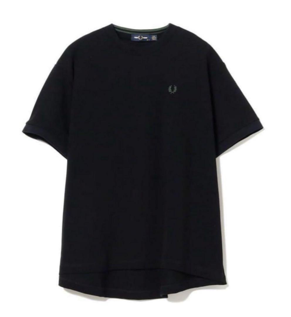 【別注】FRED PERRY / Reluxed Pique Tシャツ　ブラック