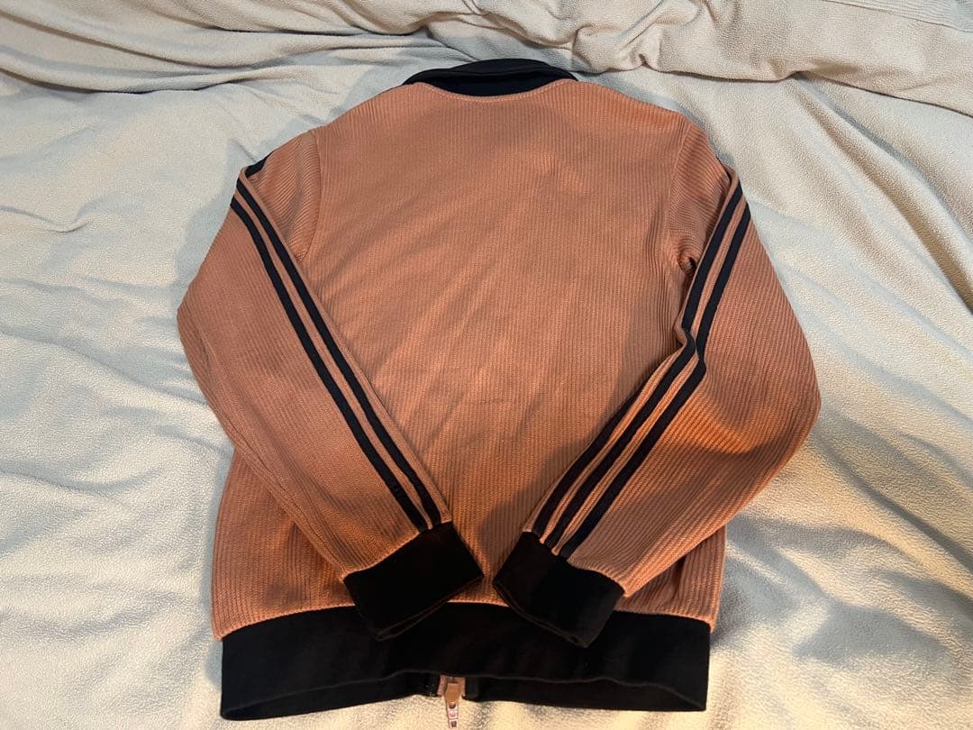 adidasワッフルトラックジャケット茶(希少カラー) Sサイズ