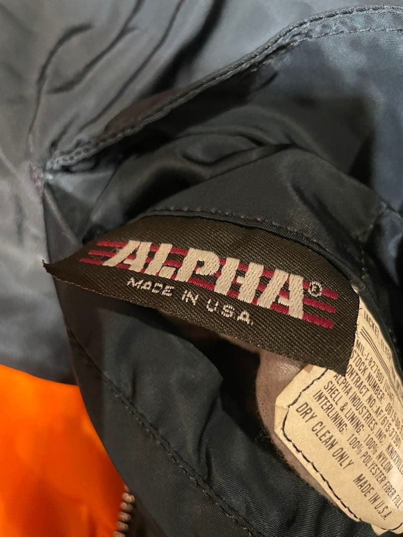 80~90s Alpha MA-1 アメリカ製