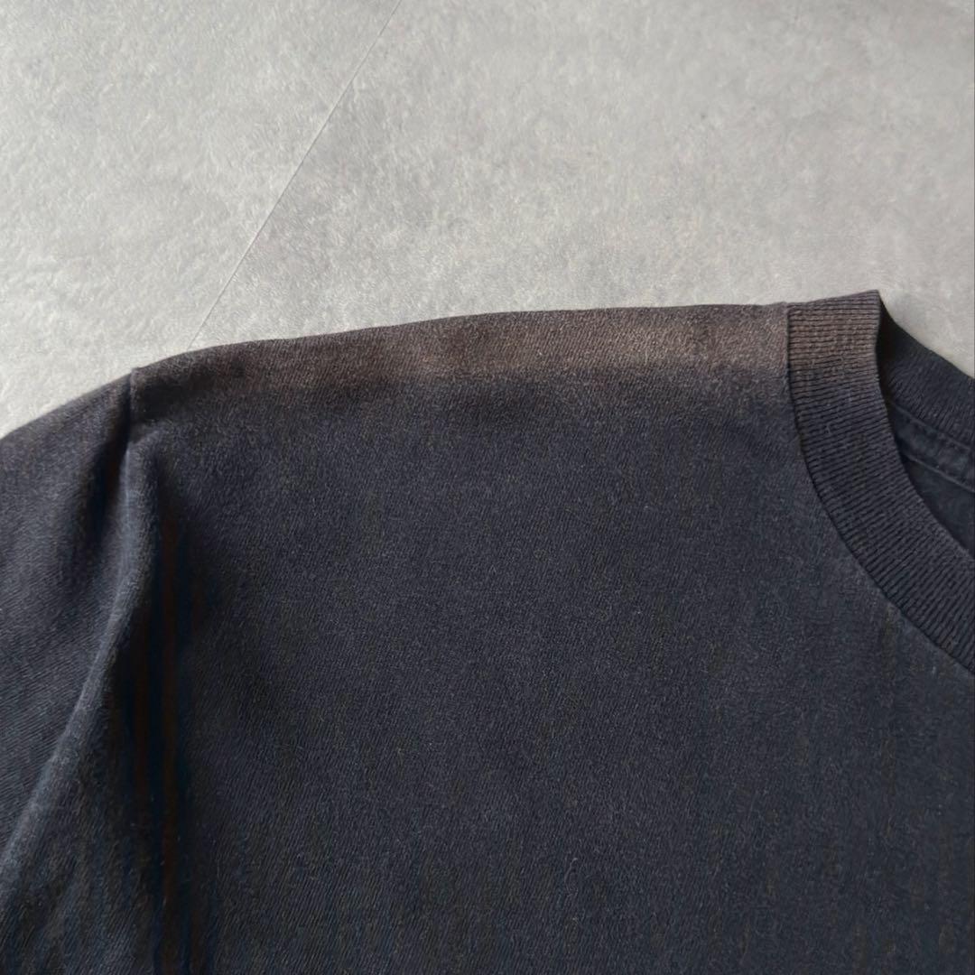 90s usa製 ユーモア tシャツ \"ブラック\" L-size