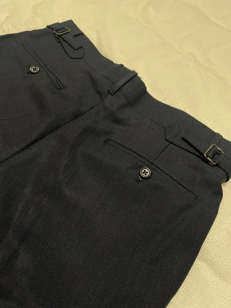 【美品/伊製】ポロラルフローレン スーツ 36S 濃紺 ウール100%
