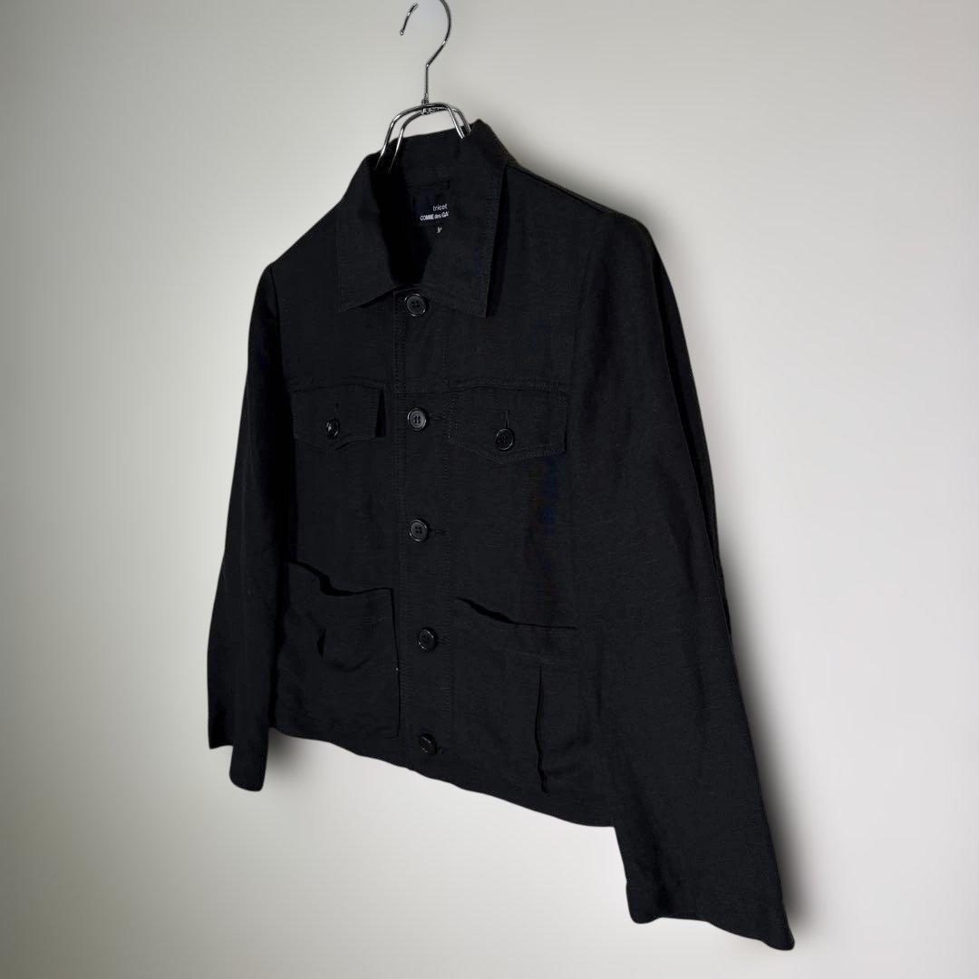 zP1【M】tricot COMME des GARCONS リネンジャケット