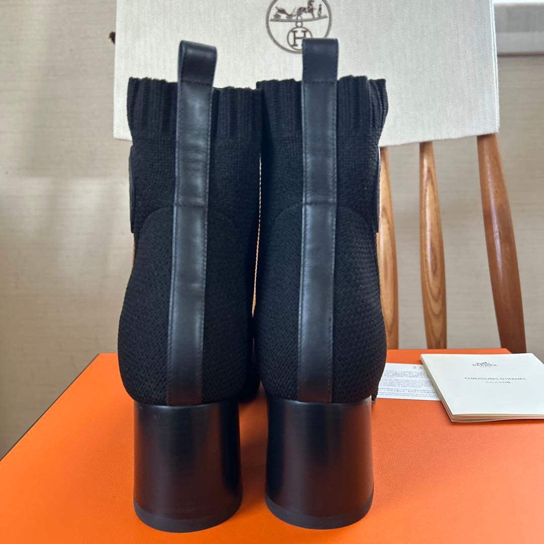 【新品未使用】HERMES ブーツ 《ヴォルヴェール》 60 サイズ37