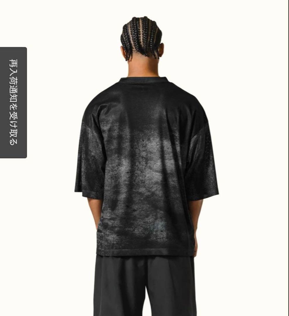 リフLYFT オーバーサイズ メッシュTシャツ ブラックXLサイズ