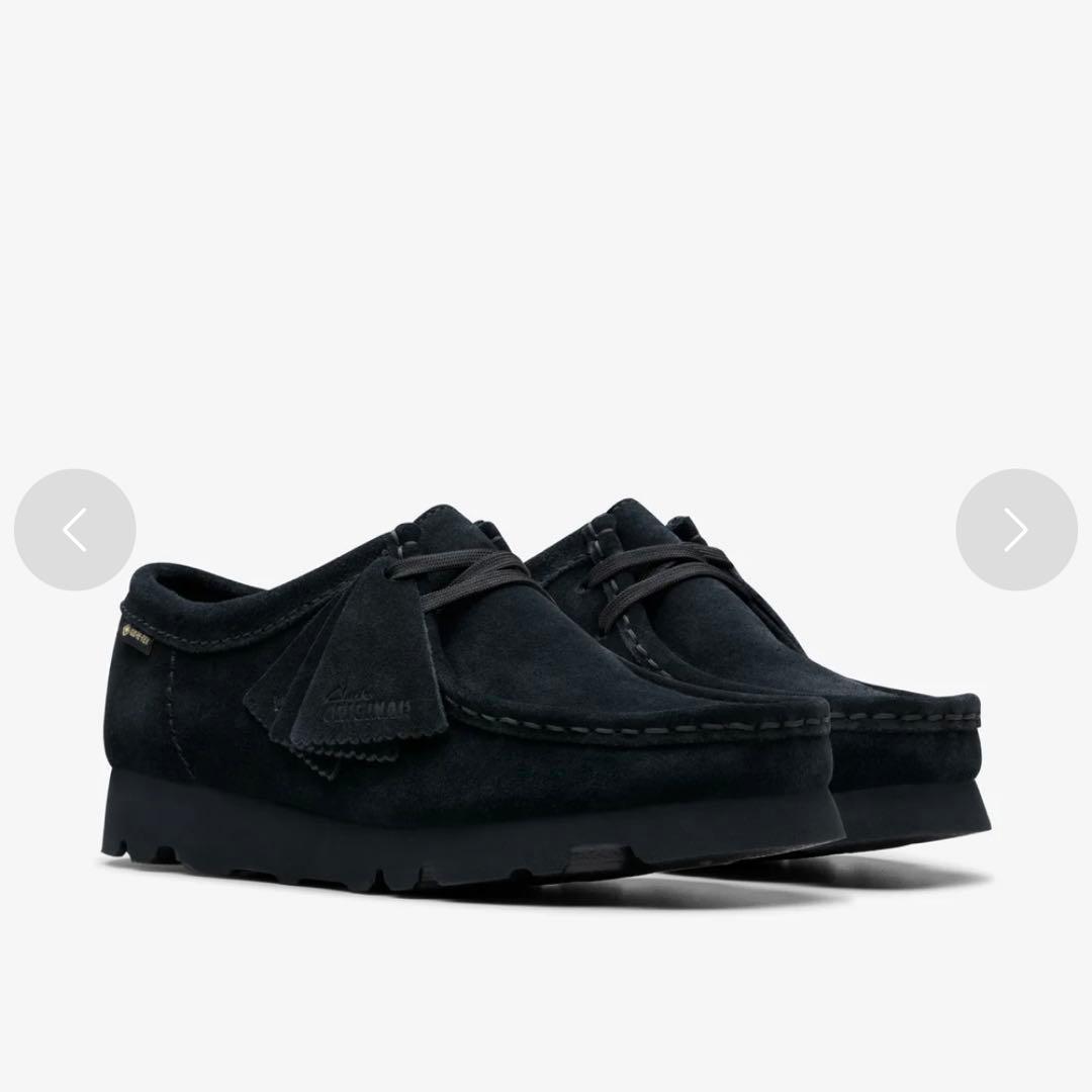 早い者勝ち‼️Clarksクラークス ワラビー黒　ゴアテックス26.5cm uk8