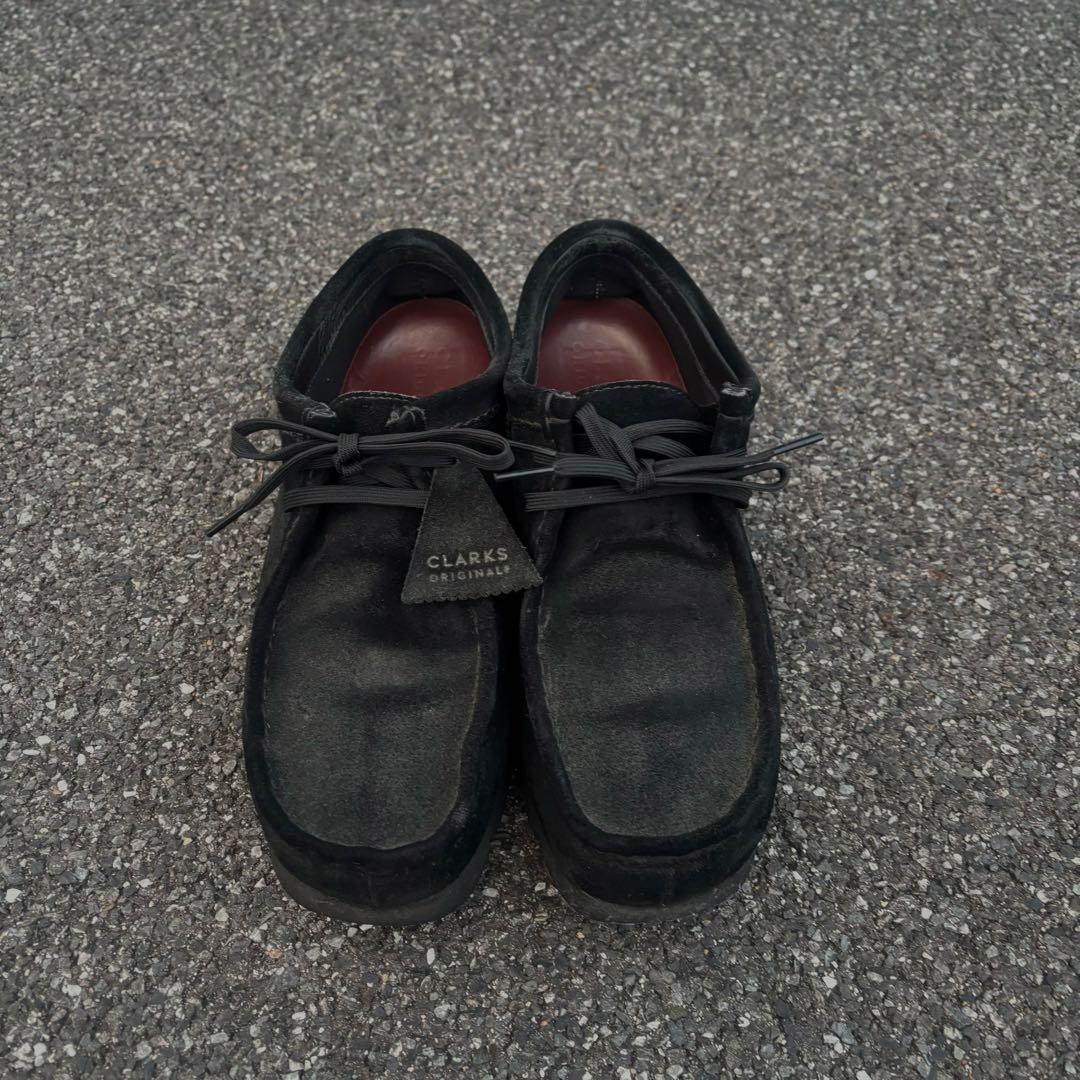 早い者勝ち‼️Clarksクラークス ワラビー黒　ゴアテックス26.5cm uk8