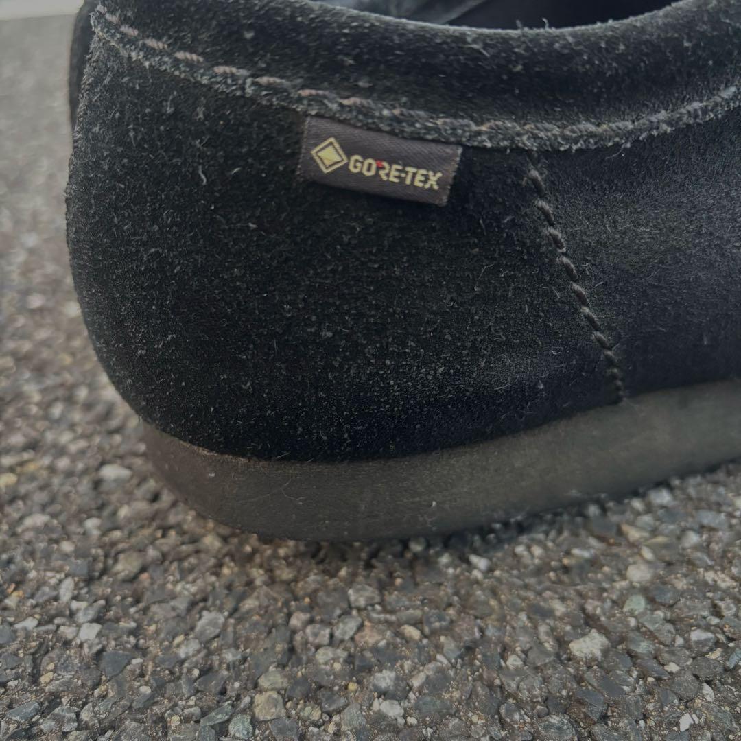 早い者勝ち‼️Clarksクラークス ワラビー黒　ゴアテックス26.5cm uk8