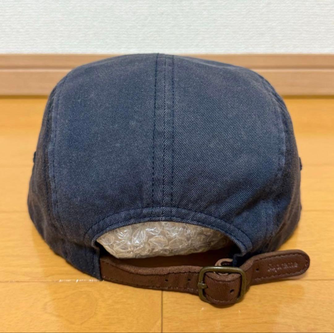 supremeキャップ　ネイビー