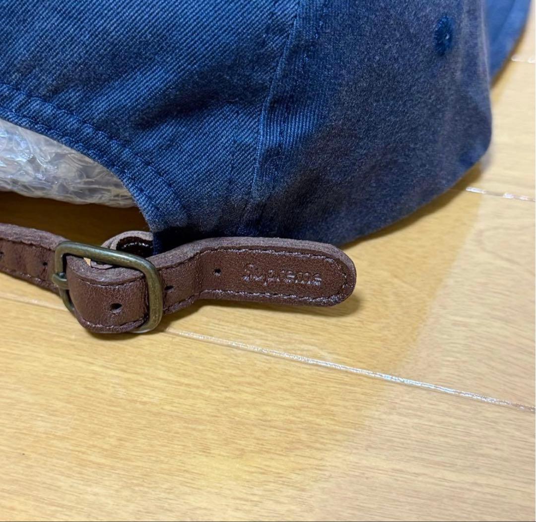 supremeキャップ　ネイビー