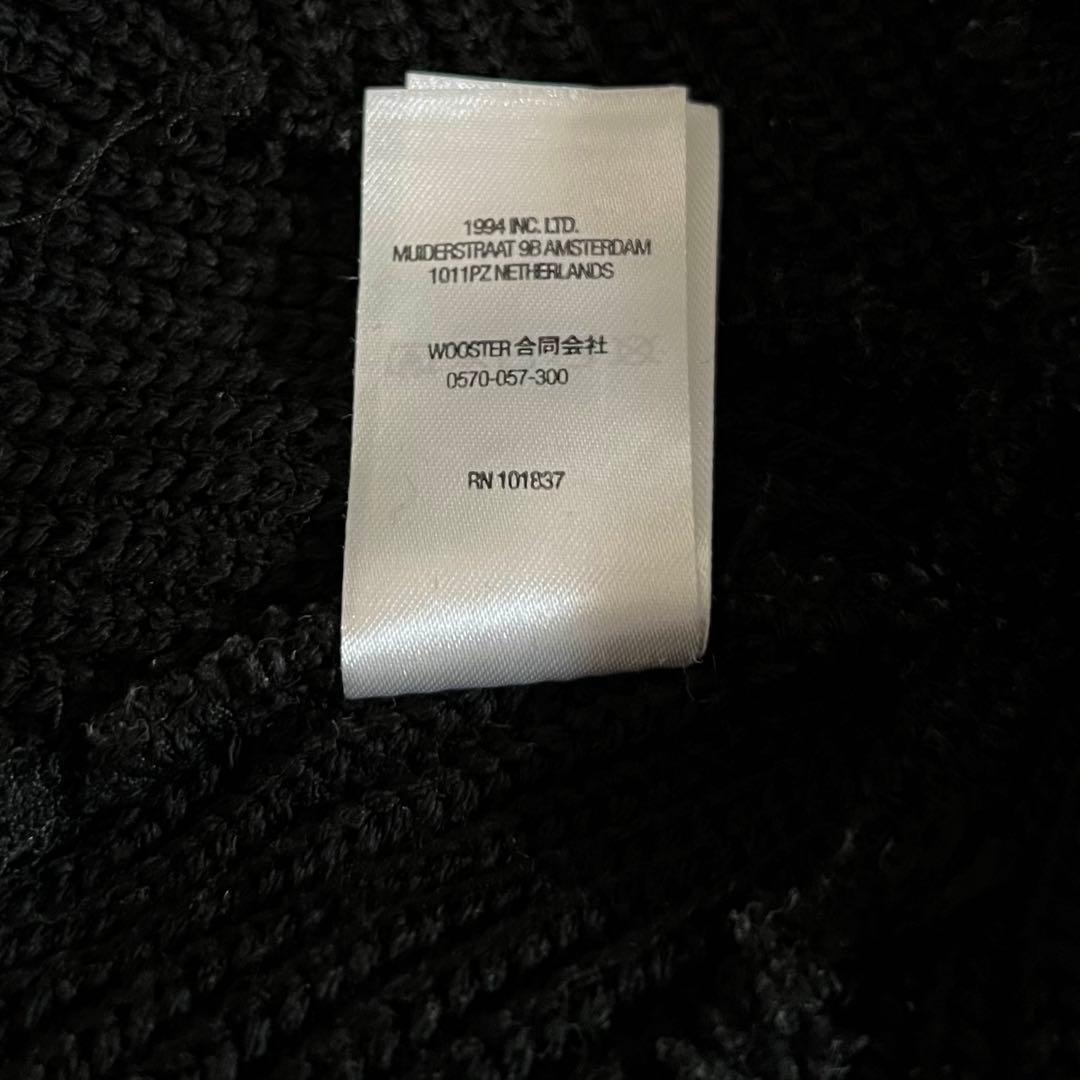 美品 Supreme Loose Gauge Beanie オール黒色 ニット帽