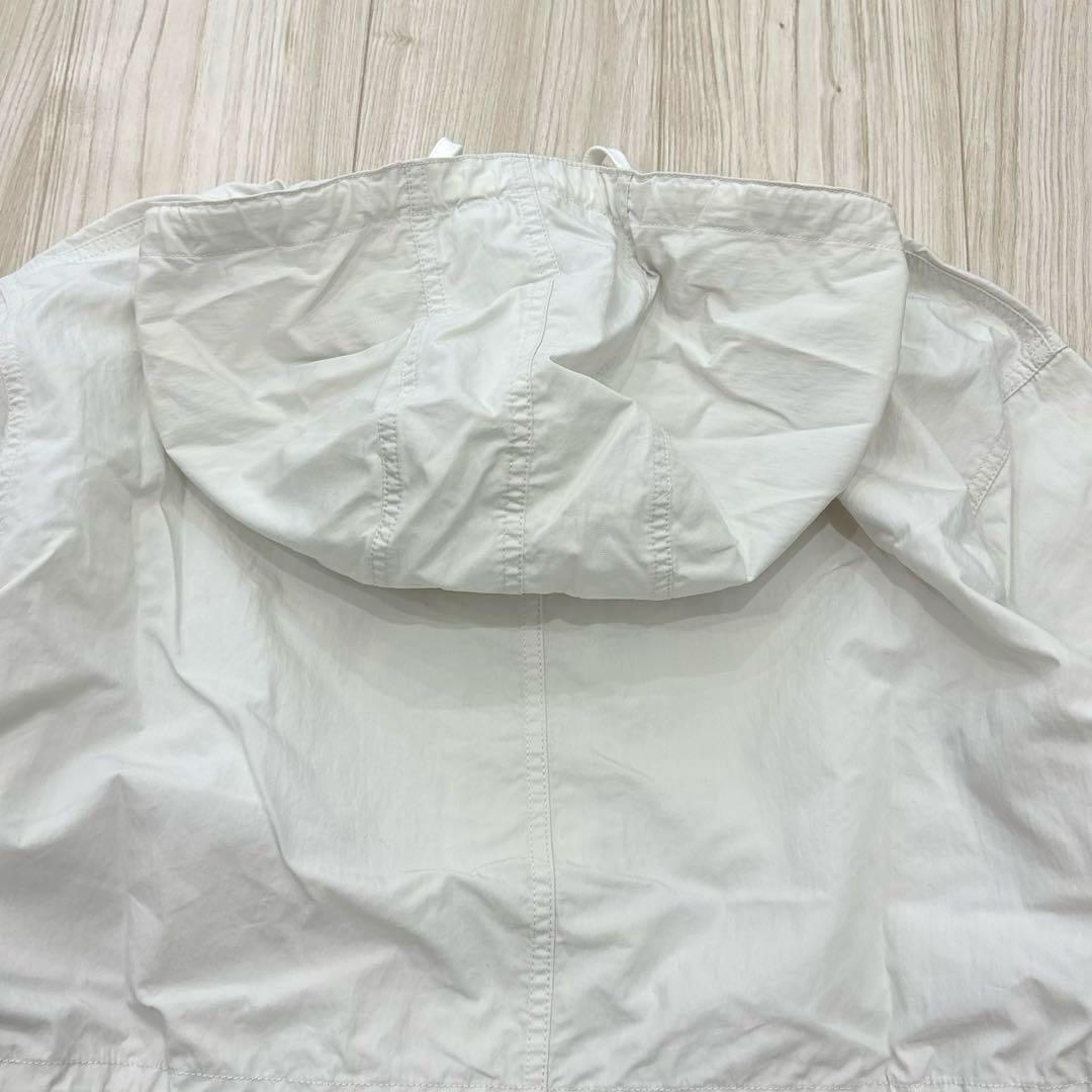 【美品】MHL. 23SS フーデッドコート オフホワイト M モッズコート