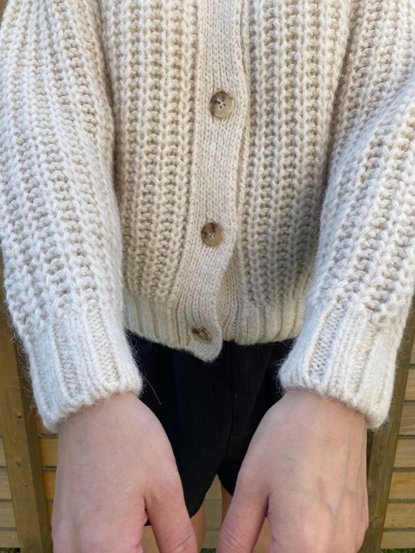 トップス BATONER - WOMEN SIGNATURE CREW CARDIGAN