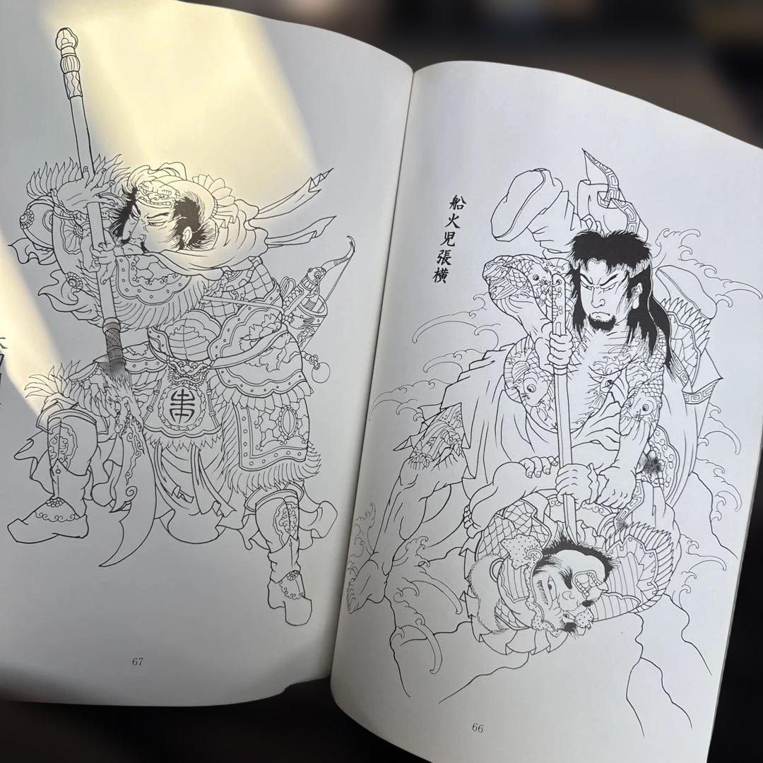 彫長日本刺青原画集 浅草彫長　中野長四郎