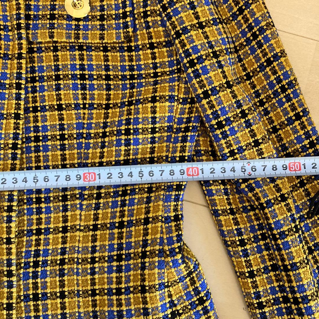 GIVENCHY ツイード　ジャケット　10号　金ボタン