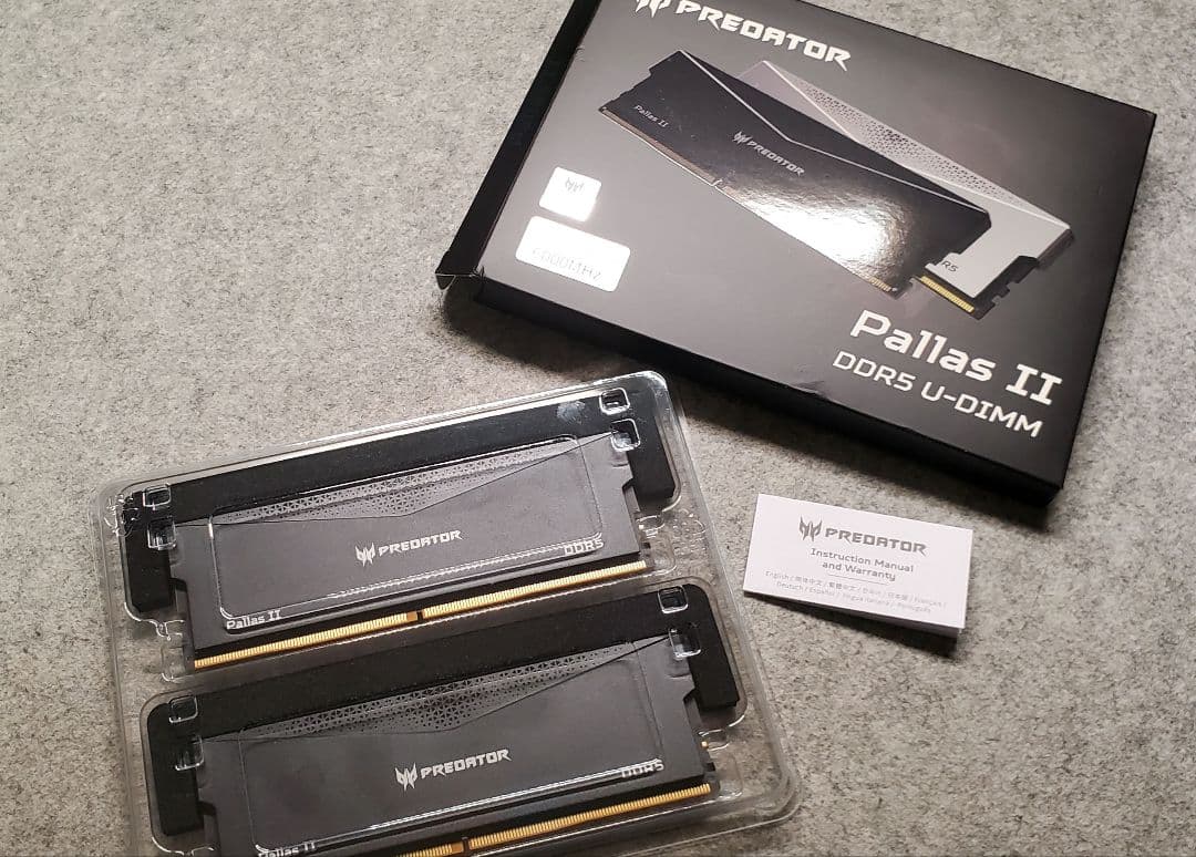 DDR5 64GB(32GB×2) Predator Pallas II