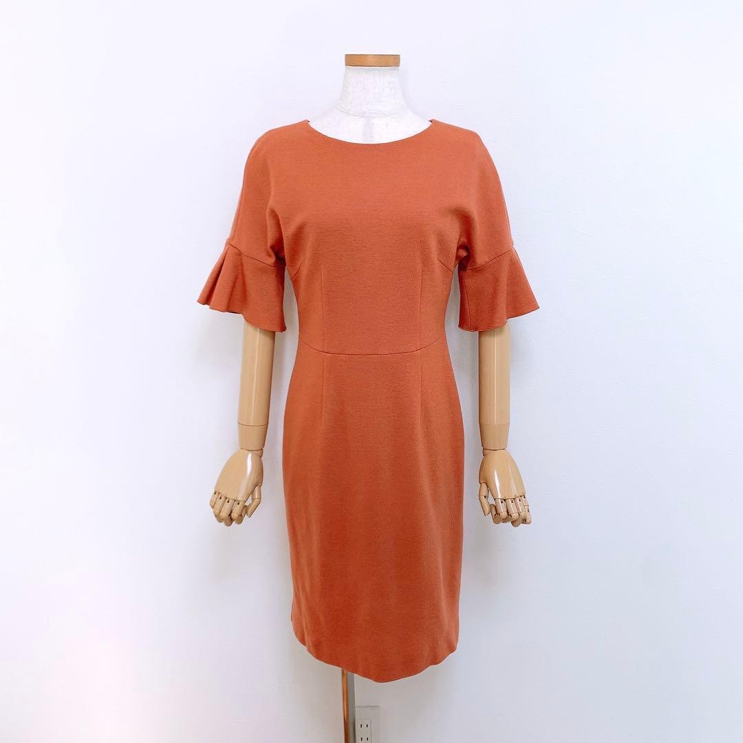 【新品✨】定価35,200円❤️アナイ✨サイズ36✨フレアスリーブワンピース✨